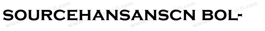 sourcehansanscn bol字体转换